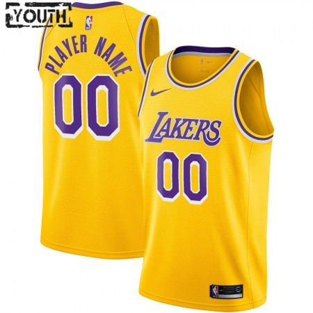 Barn Los Angeles Lakers Tröja Benutzerdefinierte 2020-2021 Nike Icon Edition Swingman